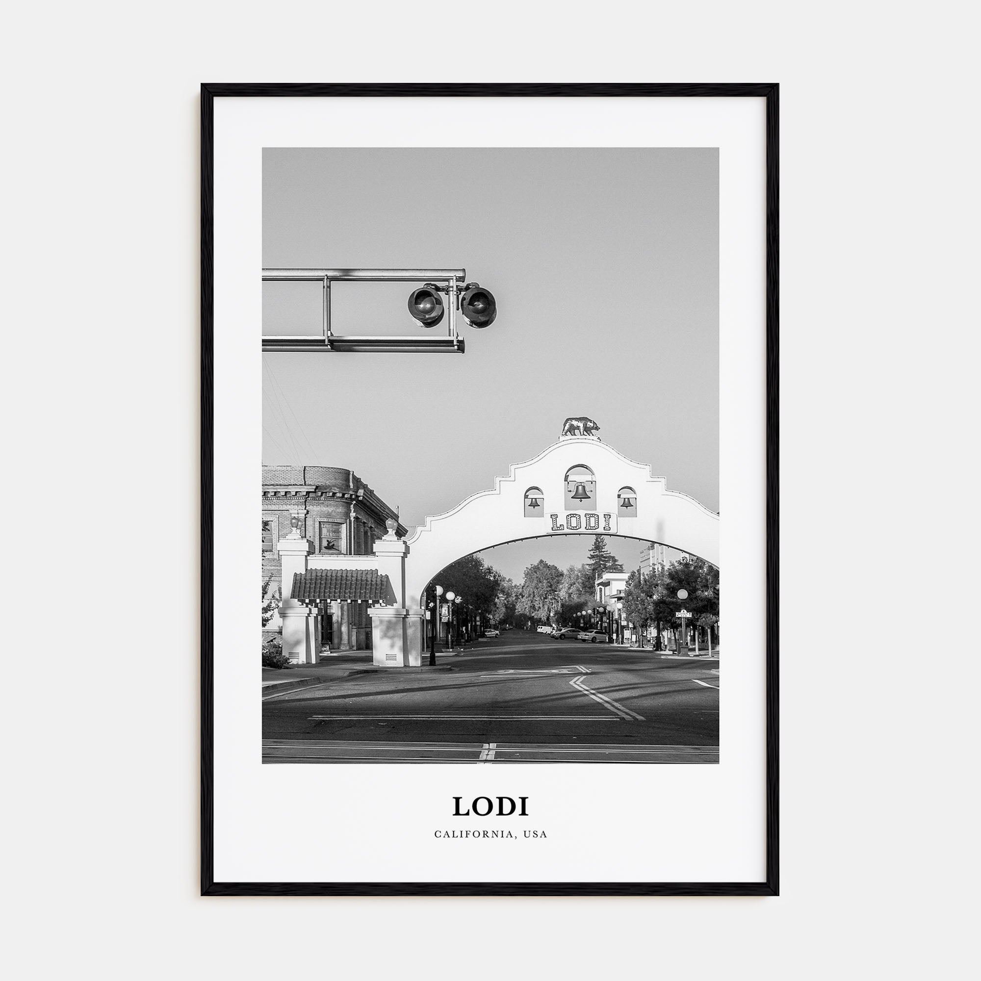 Lodi Portrait B&W Poster