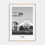 Lodi Portrait B&W Poster