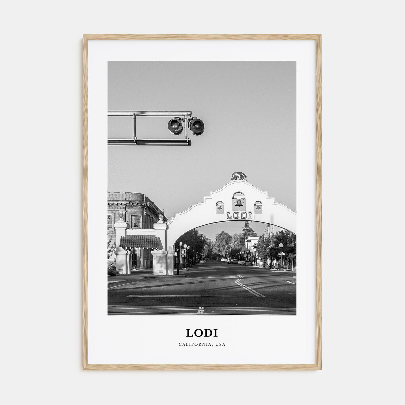 Lodi Portrait B&W Poster