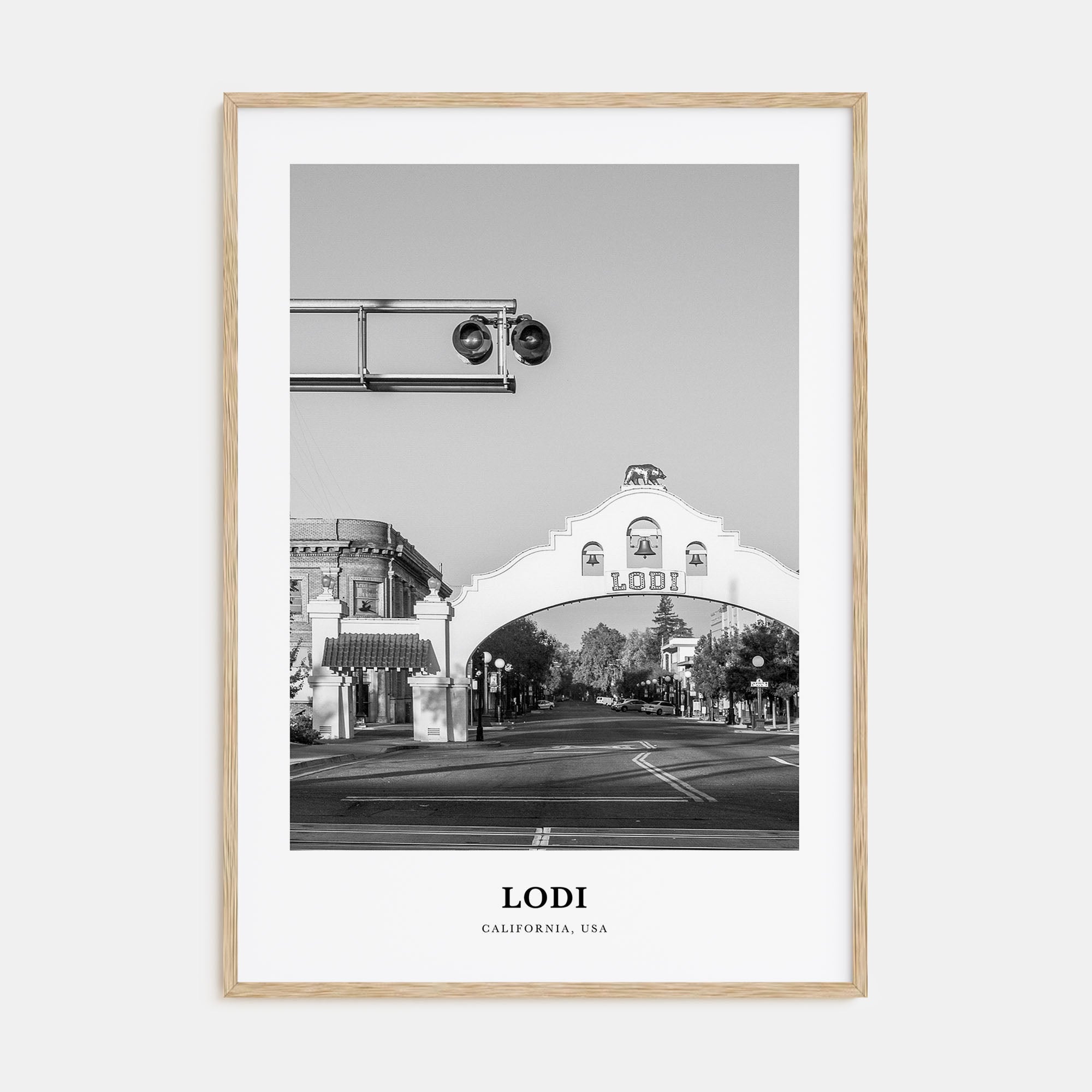 Lodi Portrait B&W Poster