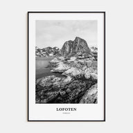 Lofoten Portrait B&W Poster