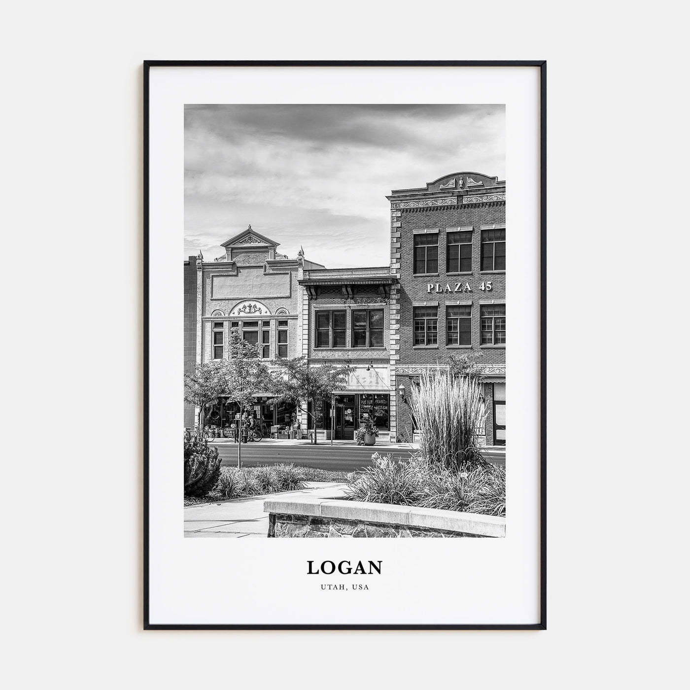 Logan Portrait B&W Poster