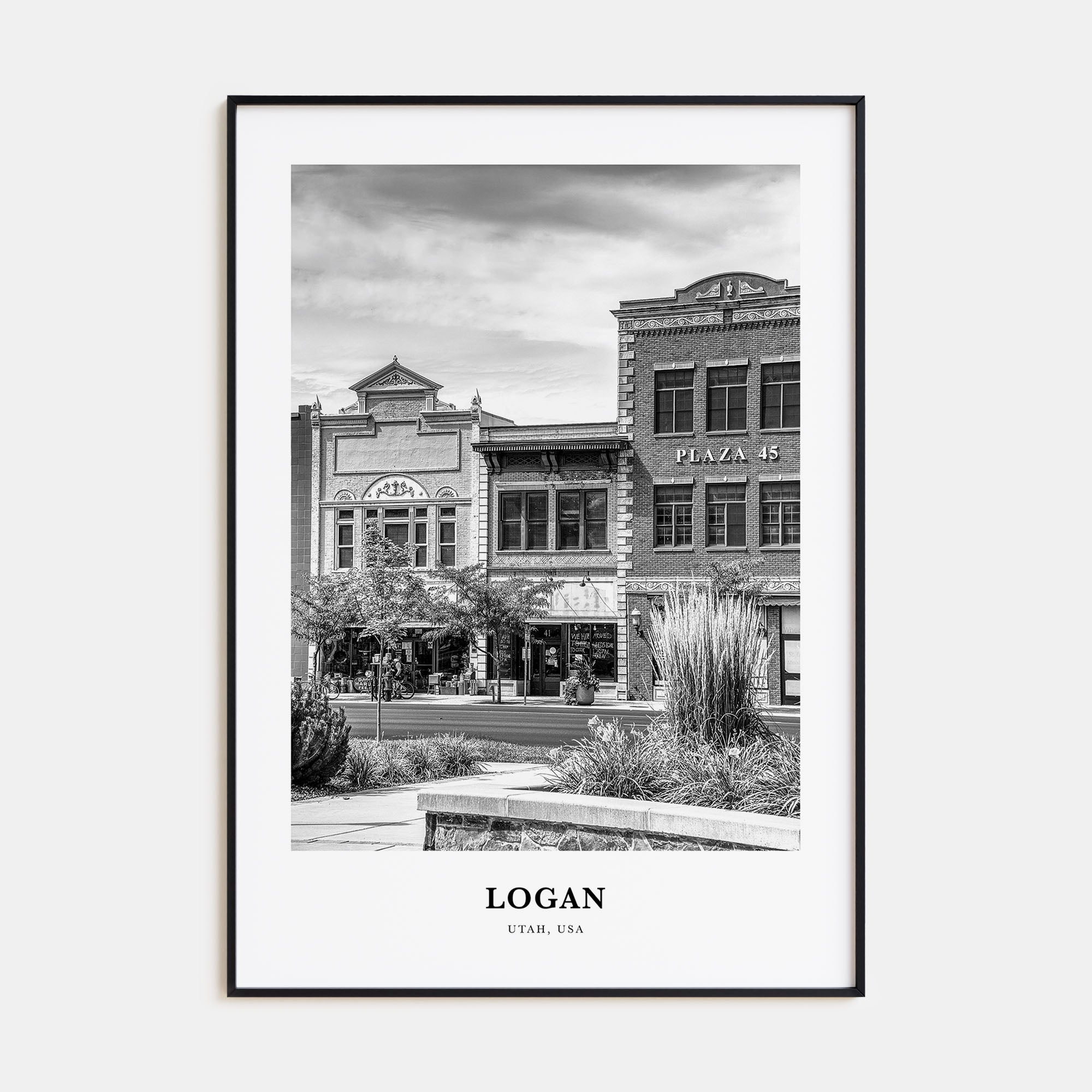 Logan Portrait B&W Poster