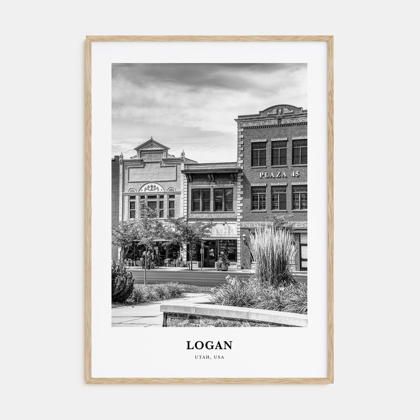 Logan Portrait B&W Poster