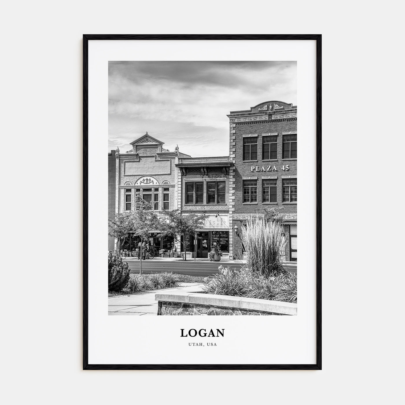 Logan Portrait B&W Poster