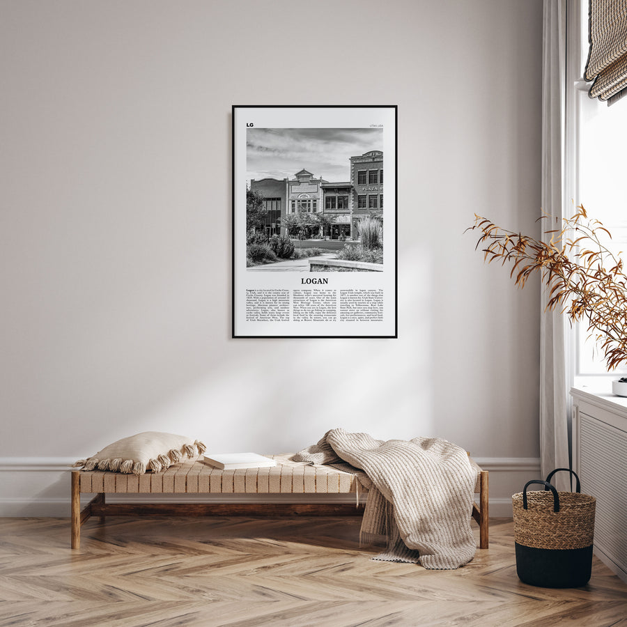 Logan Travel B&W Poster