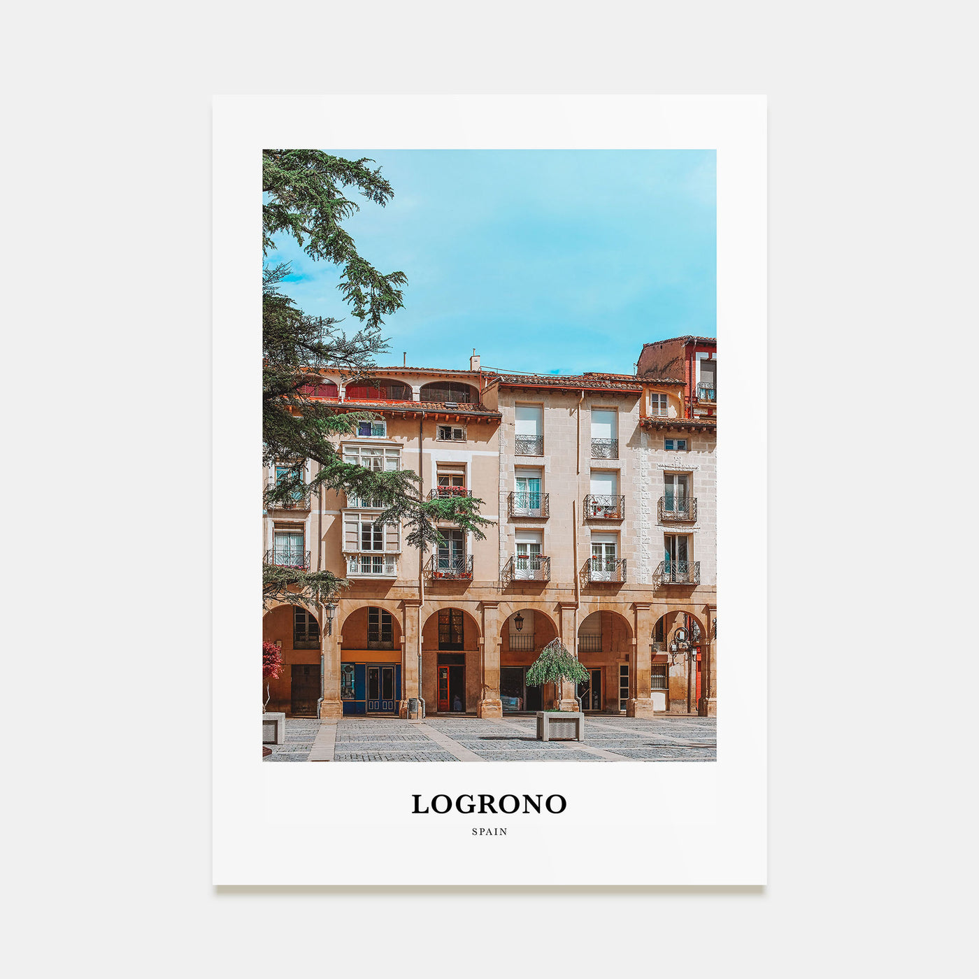 Logroño Portrait Color Poster