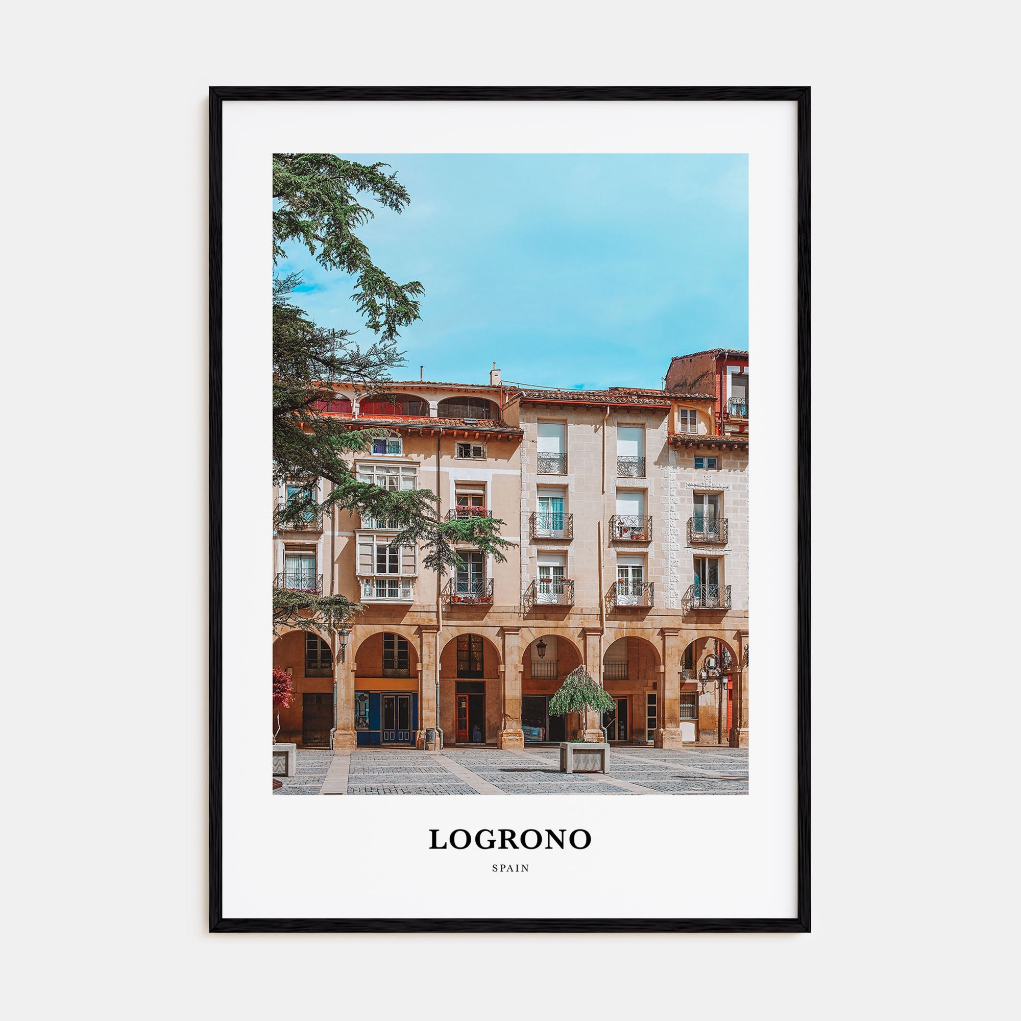 Logroño Portrait Color Poster