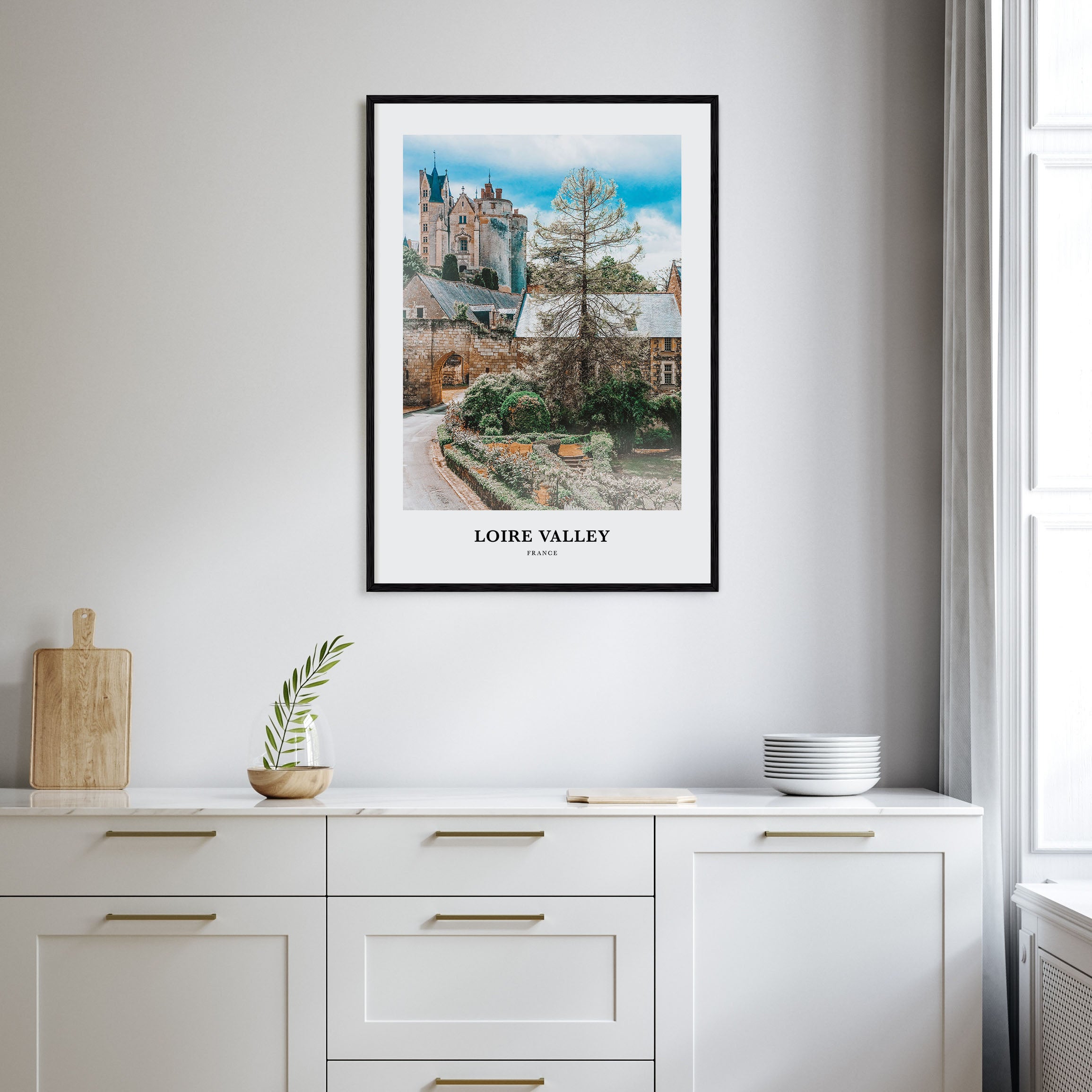 Loire Valley Portrait Color Poster