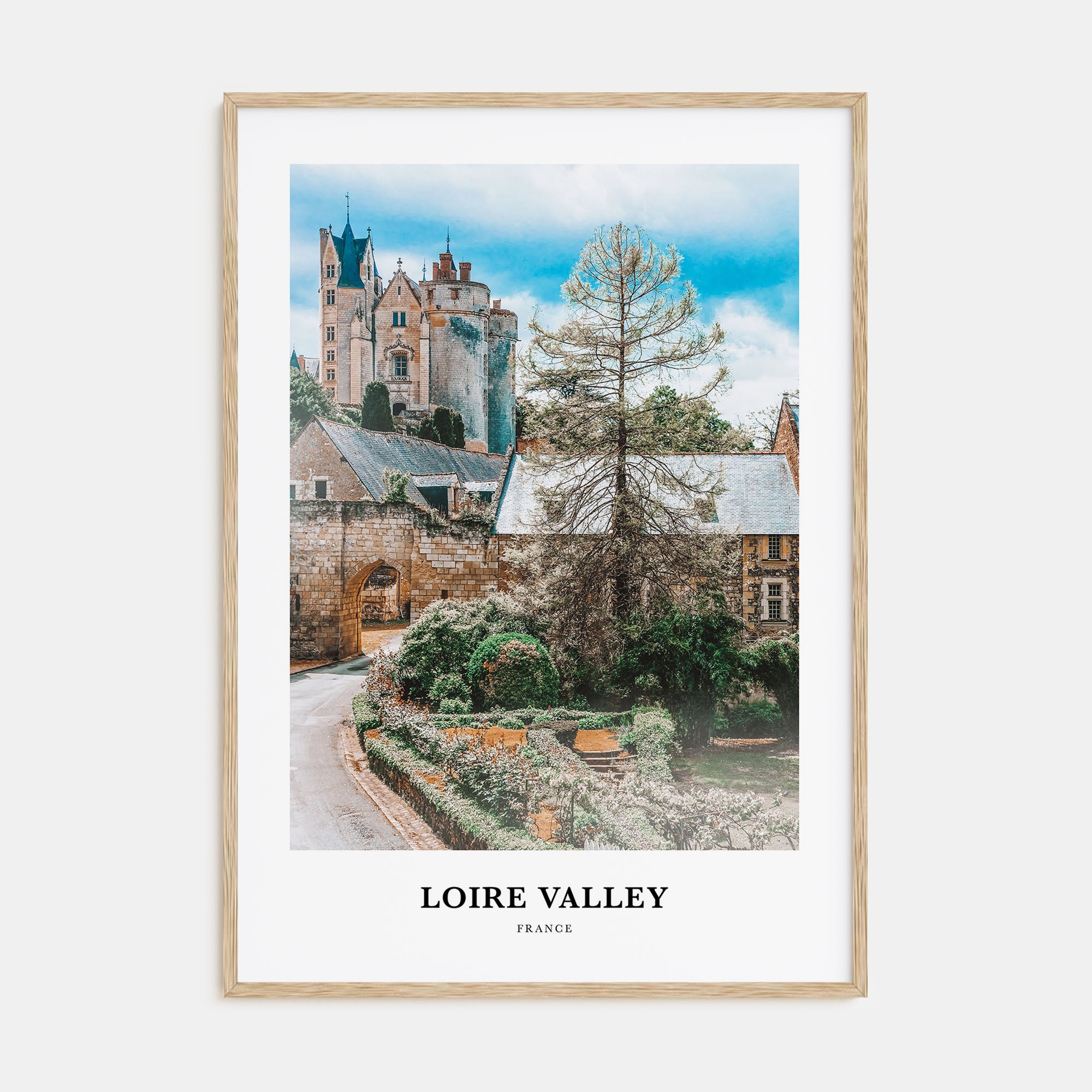 Loire Valley Portrait Color Poster