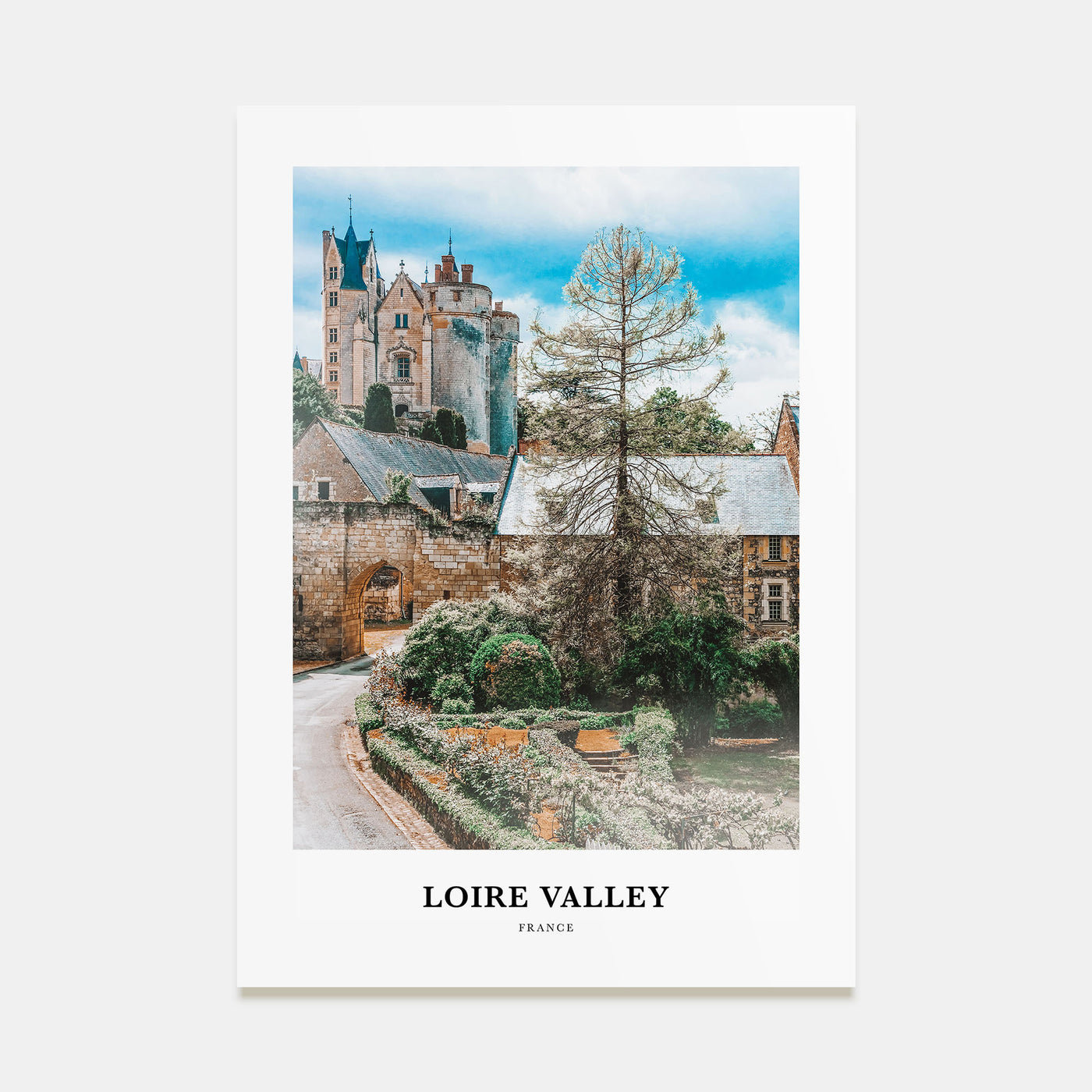 Loire Valley Portrait Color Poster