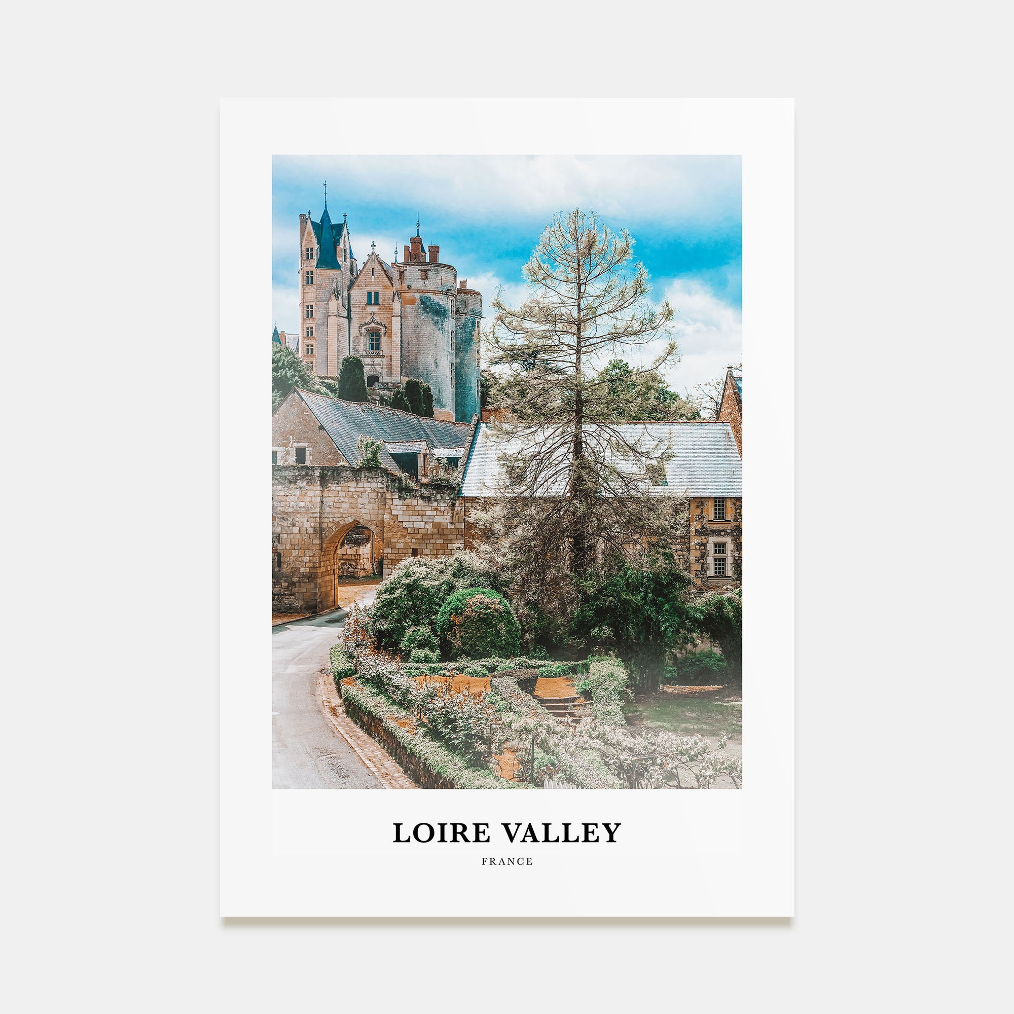 Loire Valley Portrait Color Poster