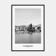 Lombardy Portrait B&W Poster