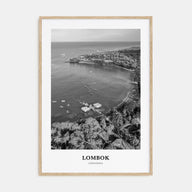 Lombok Portrait B&W Poster