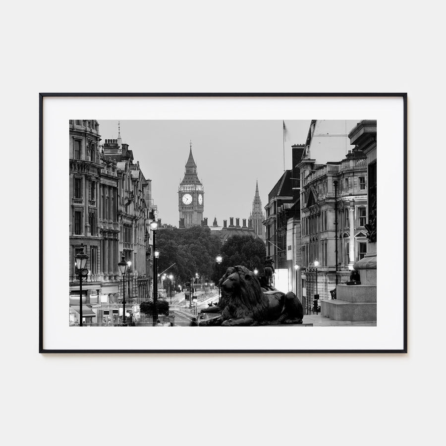 London Landscape B&W No 1 Poster