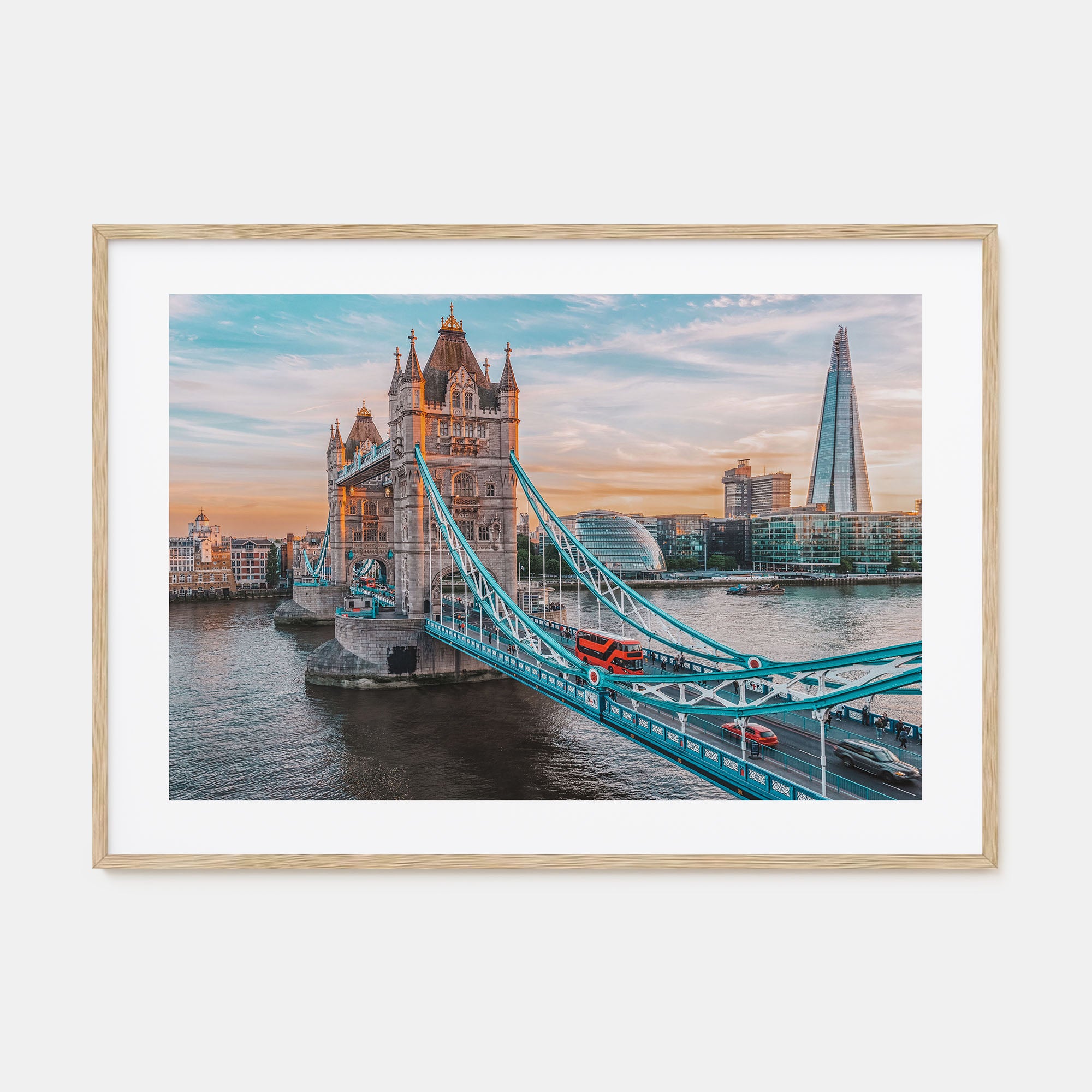 London Landscape Color Poster