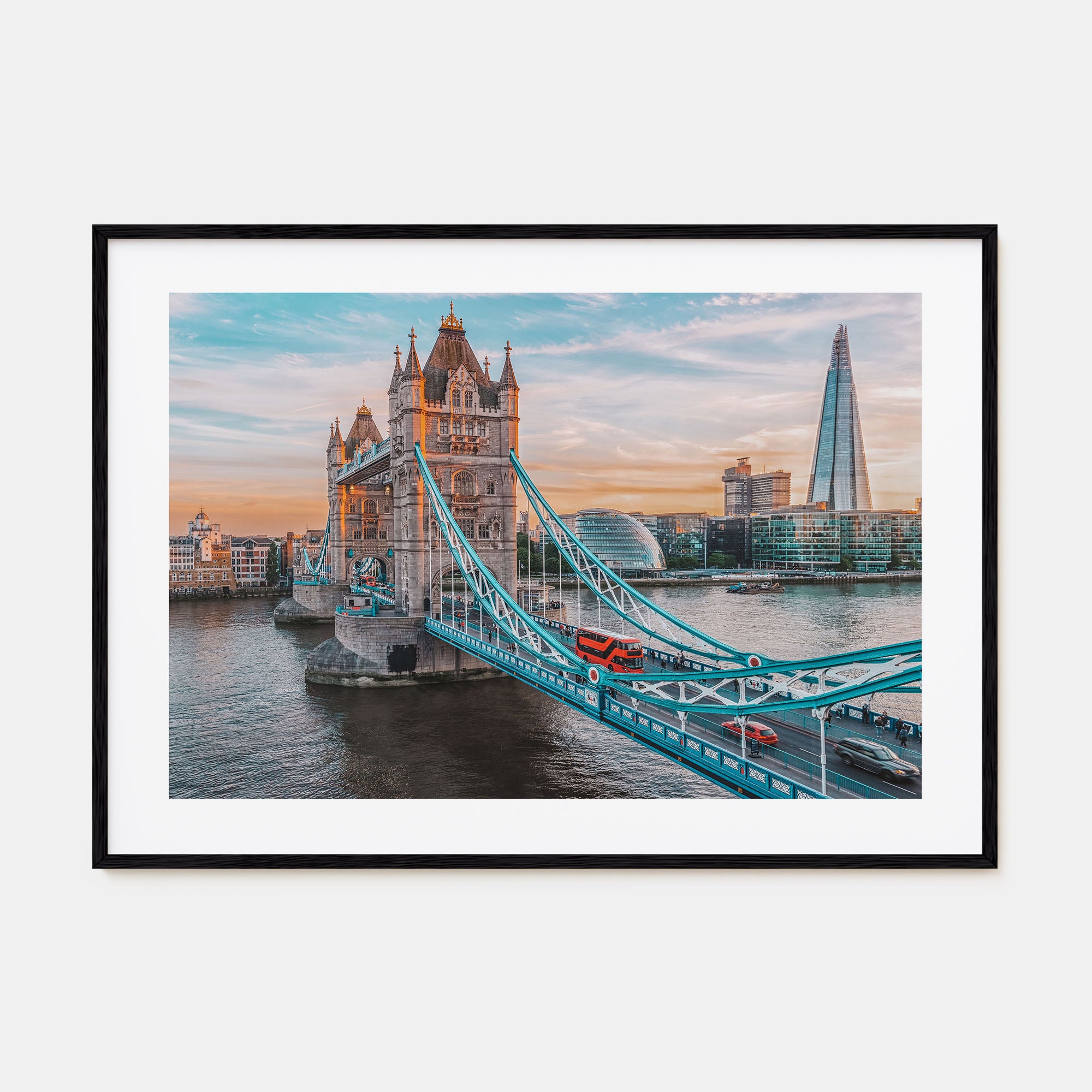 London Landscape Color Poster
