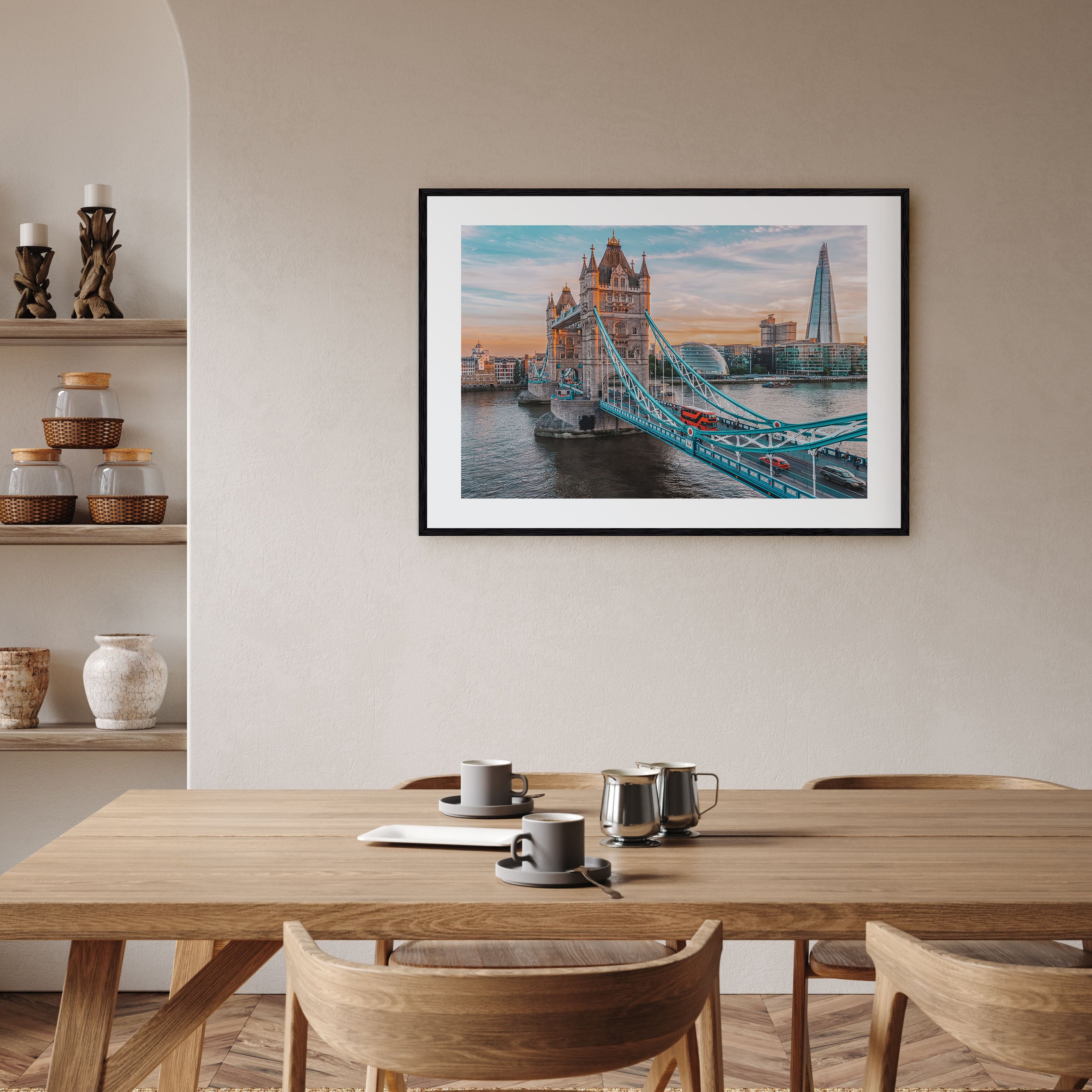 London Landscape Color Poster