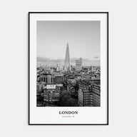 London Portrait B&W No 2 Poster