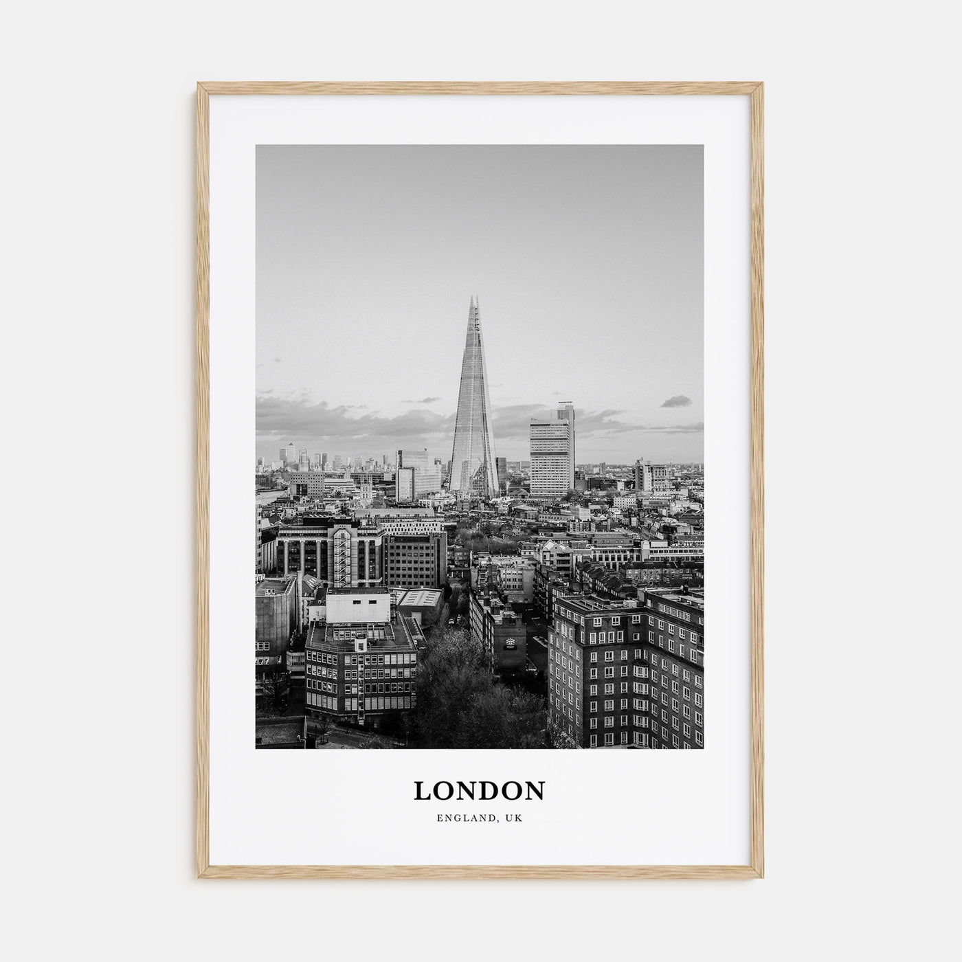 London Portrait B&W No 2 Poster
