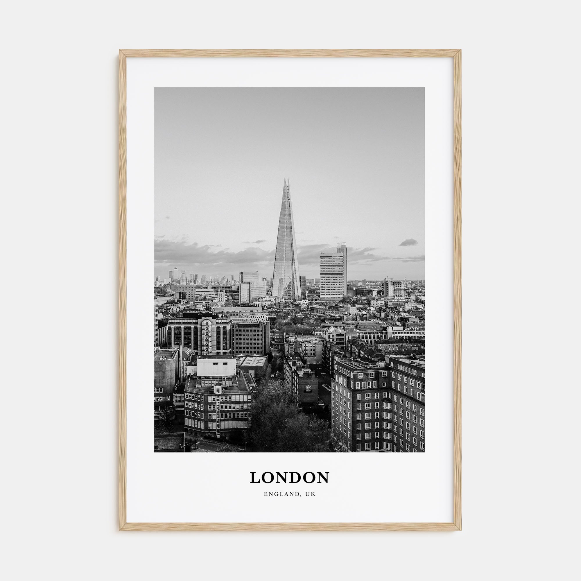 London Portrait B&W No 2 Poster