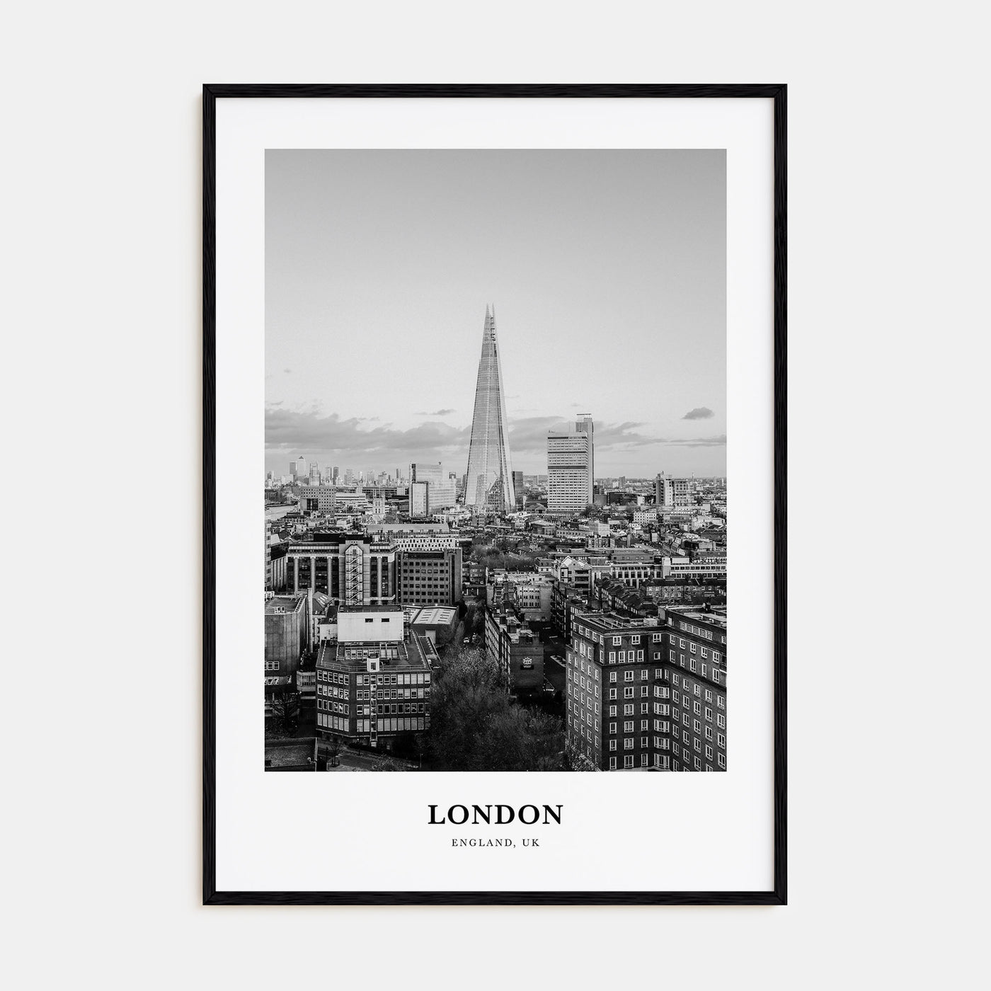 London Portrait B&W No 2 Poster