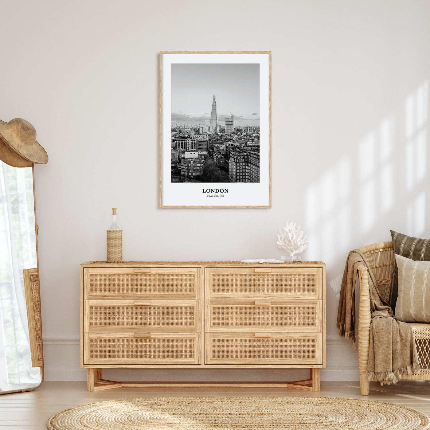 London Portrait B&W No 2 Poster