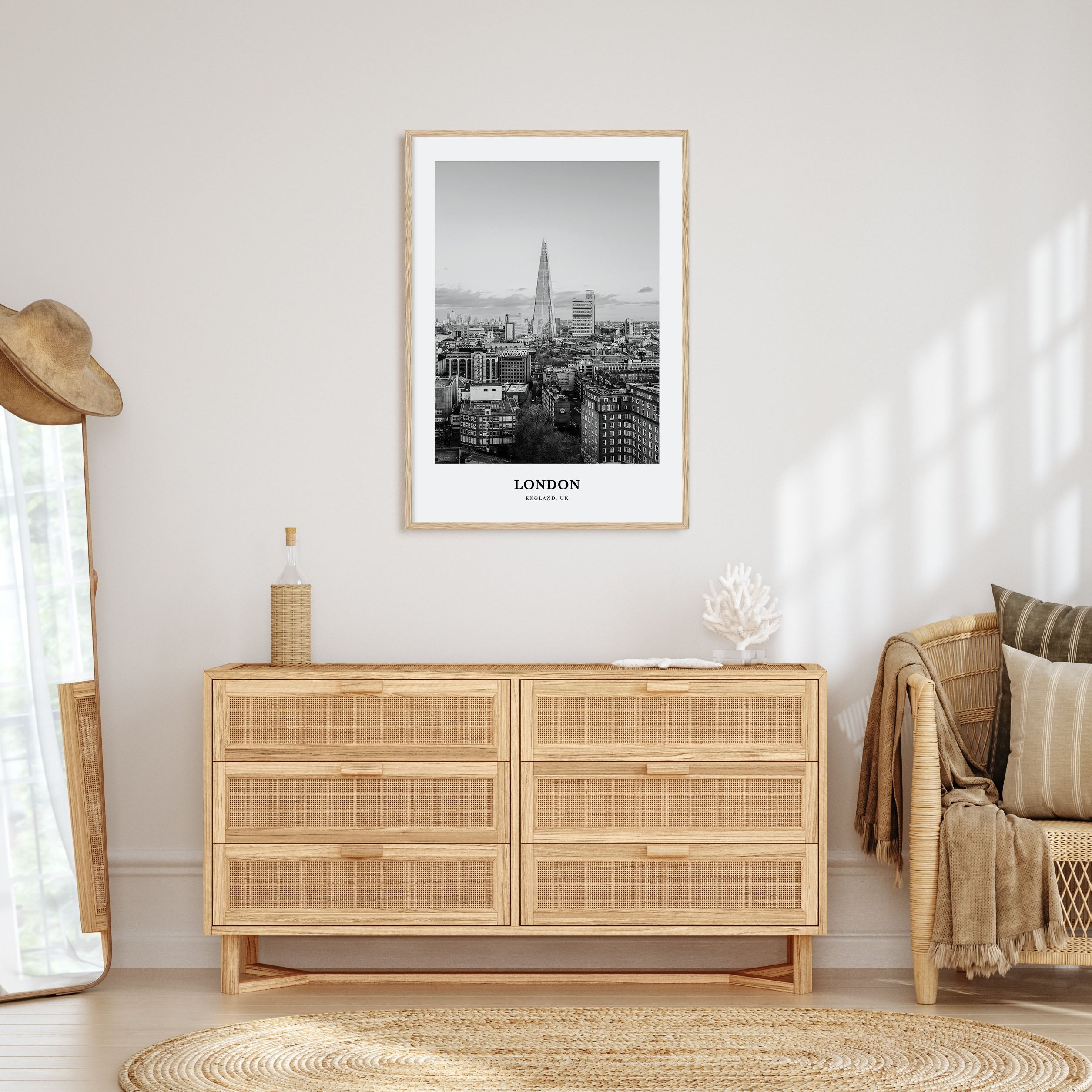 London Portrait B&W No 2 Poster