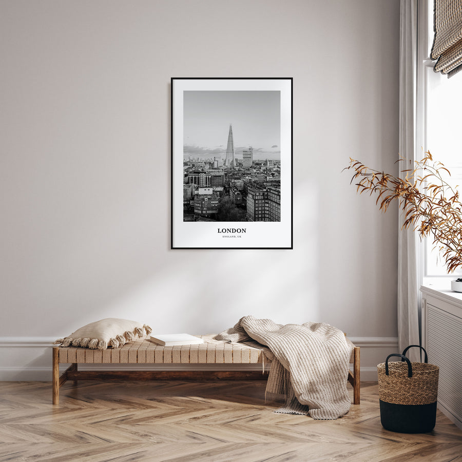 London Portrait B&W No 2 Poster