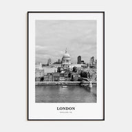 London Portrait B&W No 3 Poster