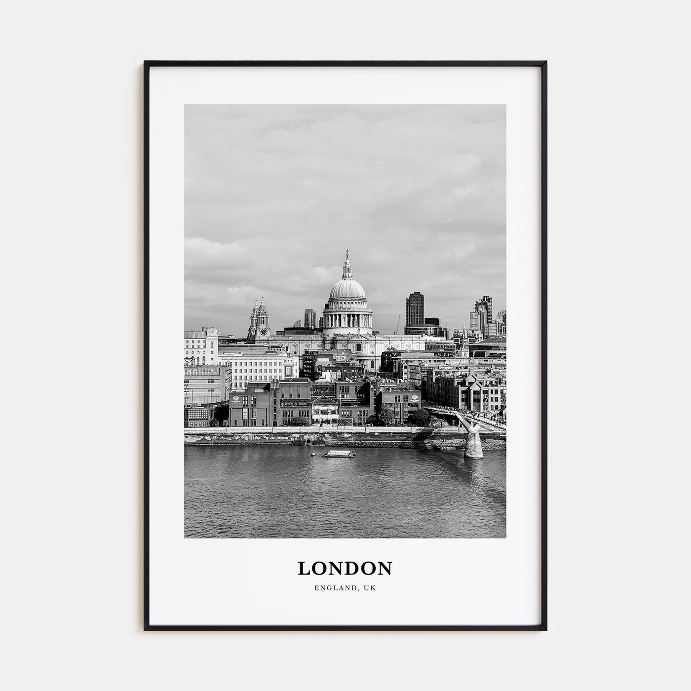 London Portrait B&W No 3 Poster