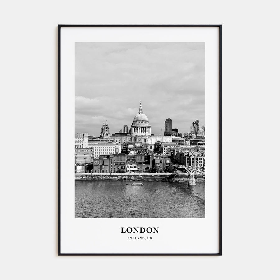 London Portrait B&W No 3 Poster