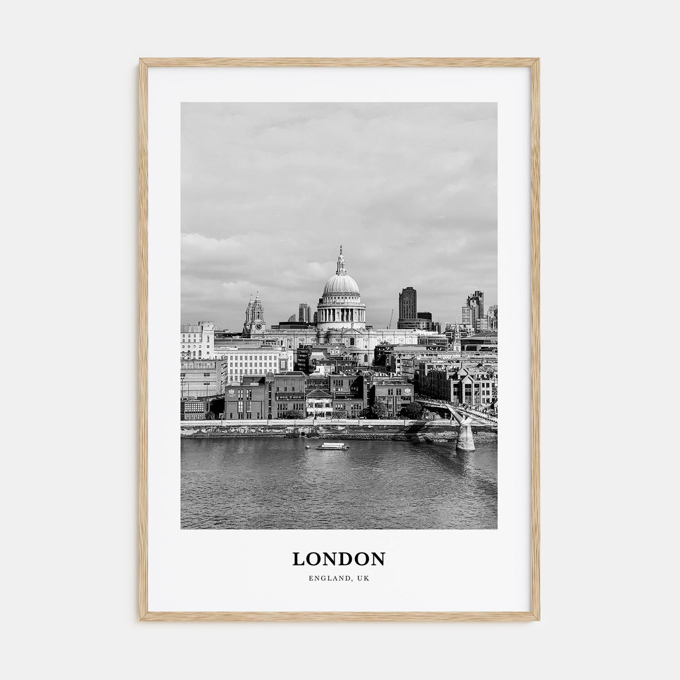 London Portrait B&W No 3 Poster