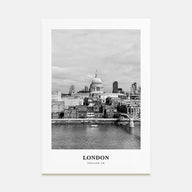 London Portrait B&W No 3 Poster