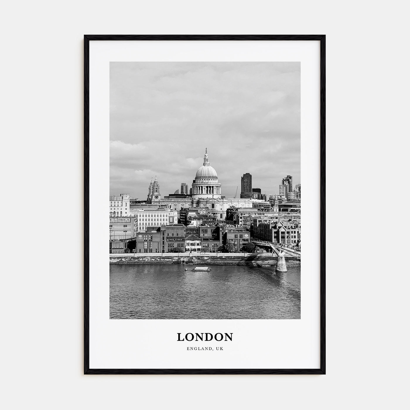 London Portrait B&W No 3 Poster