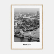 London Portrait B&W No 4 Poster