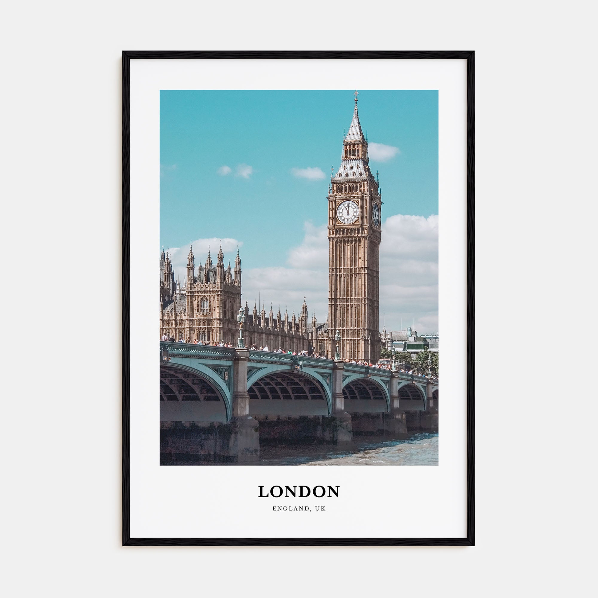London Portrait Color No 2 Poster