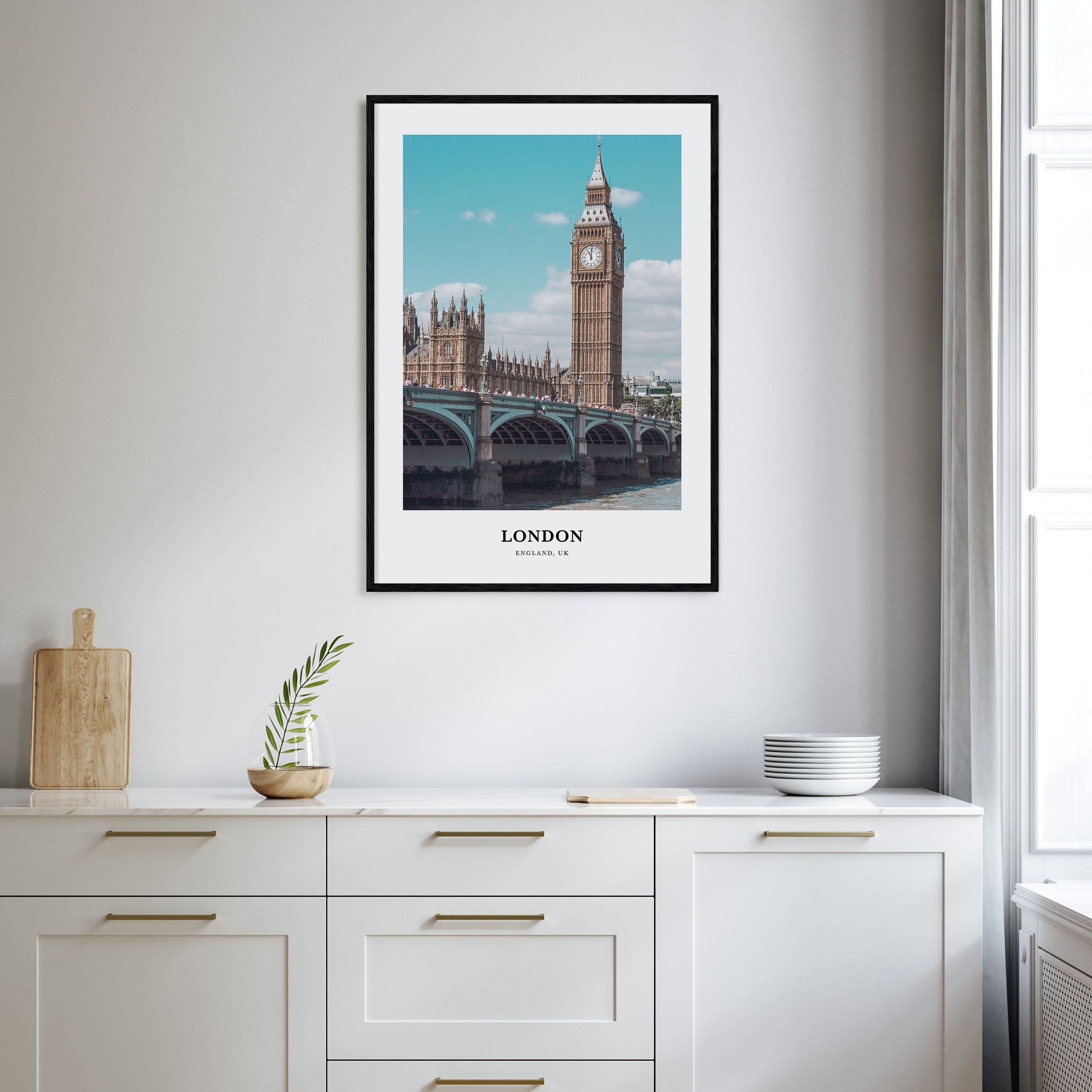 London Portrait Color No 2 Poster