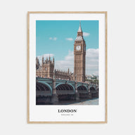 London Portrait Color No 2 Poster