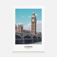 London Portrait Color No 2 Poster
