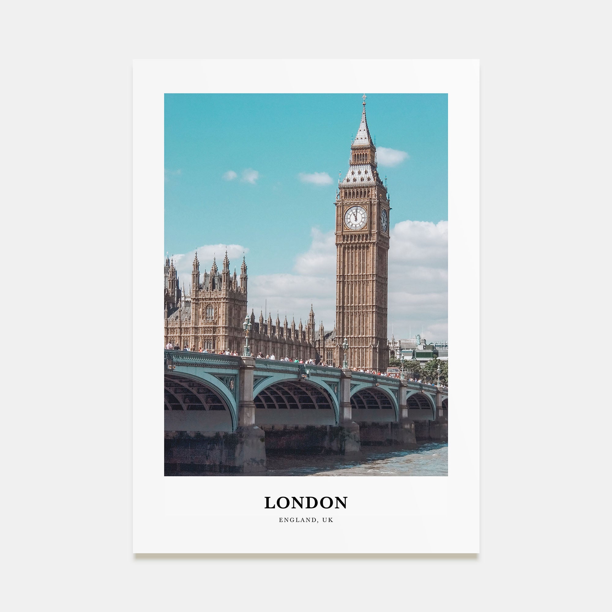 London Portrait Color No 2 Poster