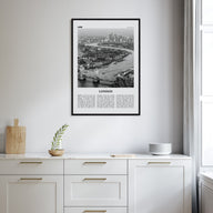 London Travel B&W No 2 Poster