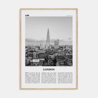 London Travel B&W No 3 Poster