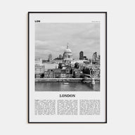 London Travel B&W No 4 Poster