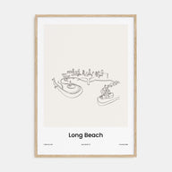 Long Beach Drawn Poster