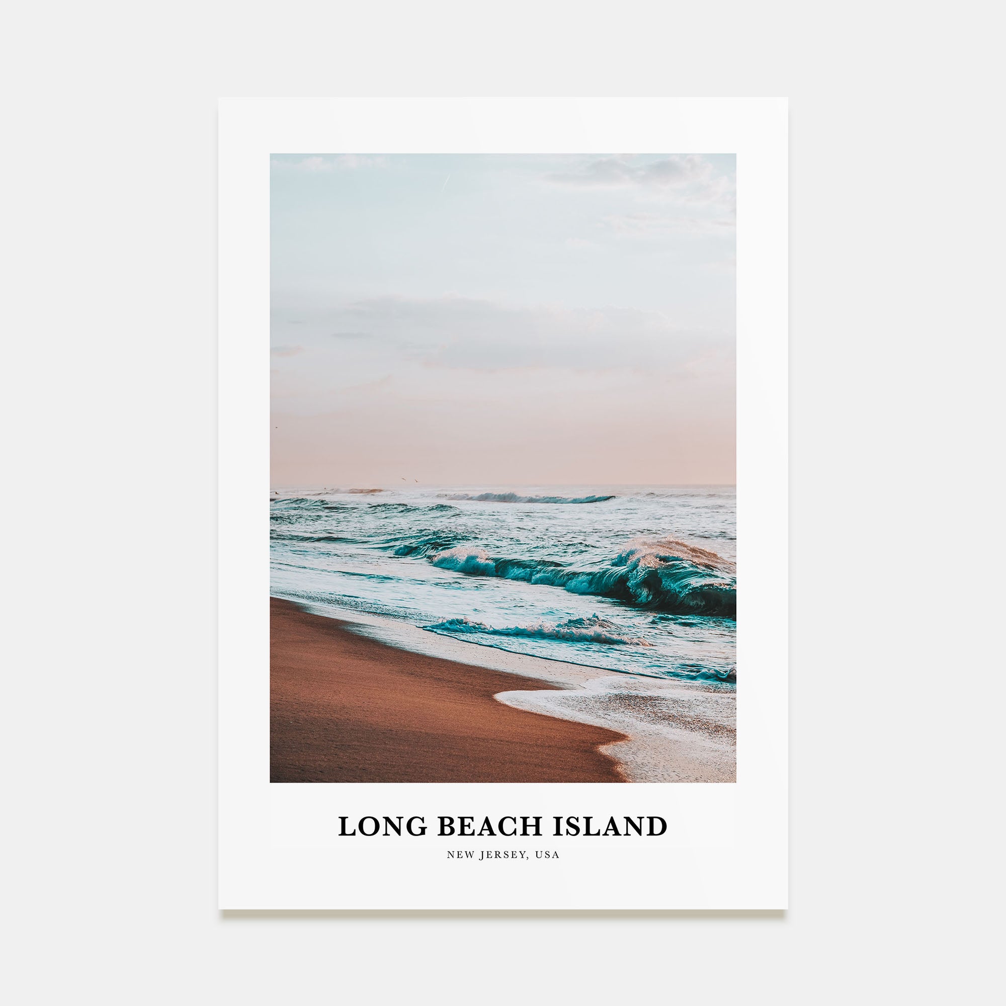 Long Beach Island Portrait Color No 1 Poster