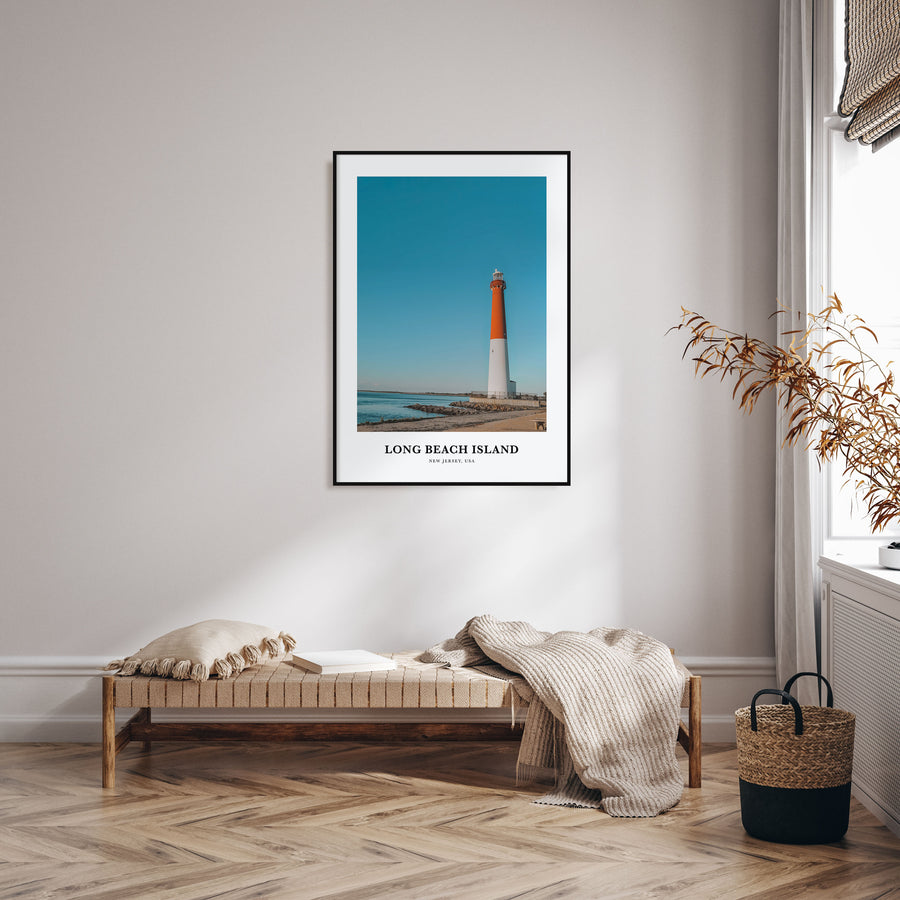 Long Beach Island Portrait Color No 2 Poster
