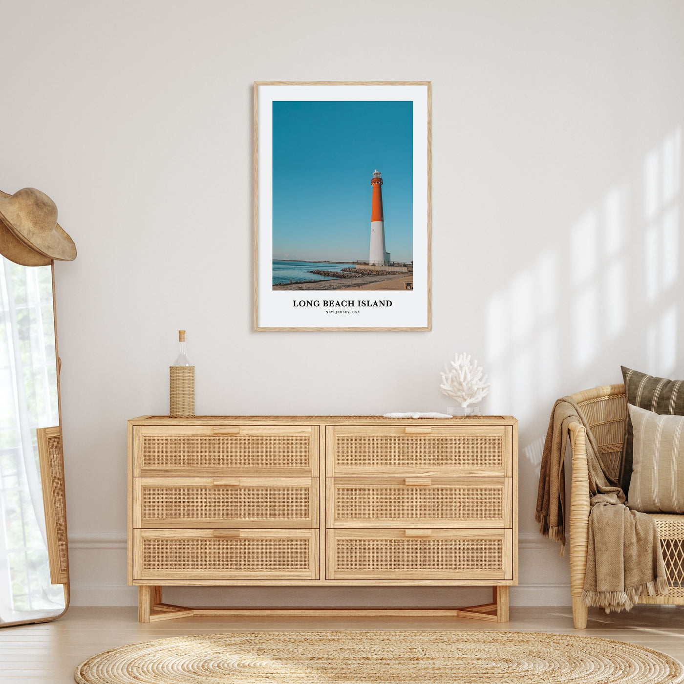 Long Beach Island Portrait Color No 2 Poster