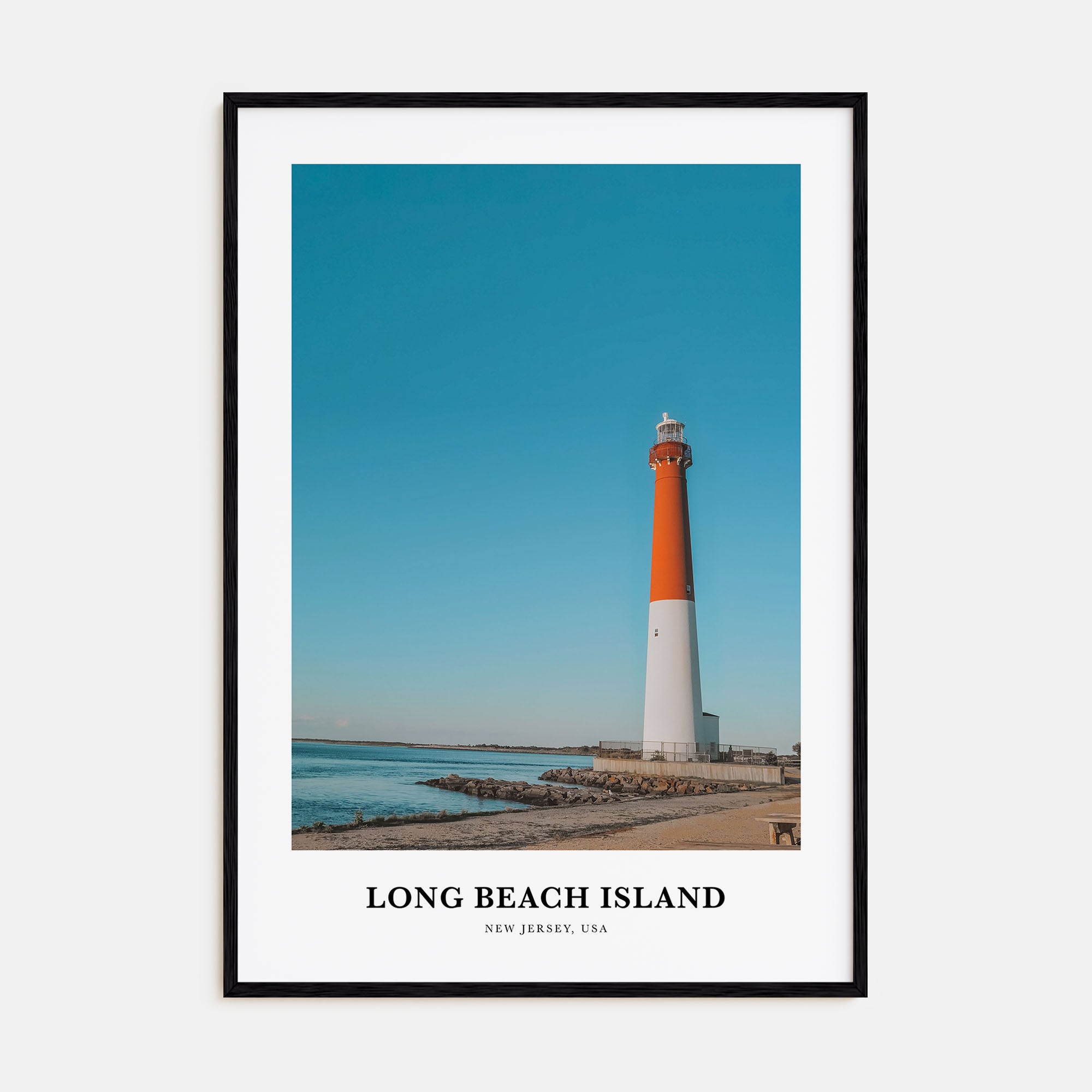 Long Beach Island Portrait Color No 2 Poster