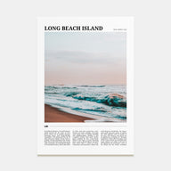 Long Beach Island Travel Color No 1 Poster